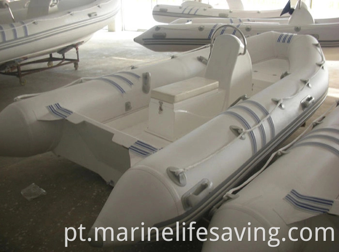 7p Capacidade inflável semi -rígido barco de PVC inflável